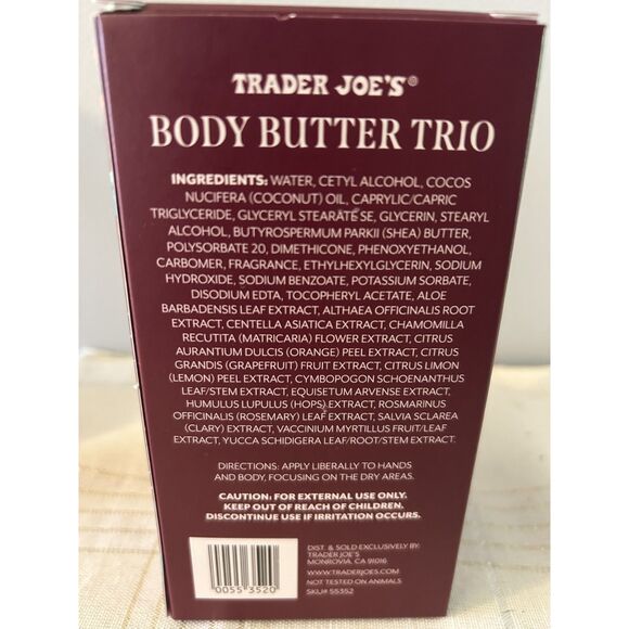Trader Joe's Holiday Body Butter Trio - 10.5 Ounces - Picture 3 of 3